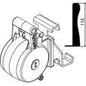 Roll&Fix SUMOSe2V riembox voor MOBIETEC 2M dakdrager / pce