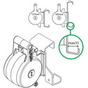 Roll&Fix SUHI Universal Higt voor universele hoge dakdragers (125 tot 185 mm) / pce