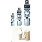 3 ratels met snelvergrendelingssysteem (1/4\", 3/8\" en 1/2\") / pce