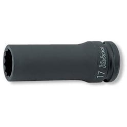 Ko-ken 1/2" Drive 12-Point Long Impact Socket 24mm per piece
