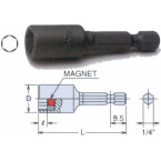 Porte douile magnétique ¼...
