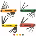 Plastic Handle Metric Allen Key Set 1.5 to 6mm per piece