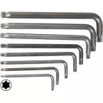 Set van 8 Torx sleutels in plastic doosje / pce