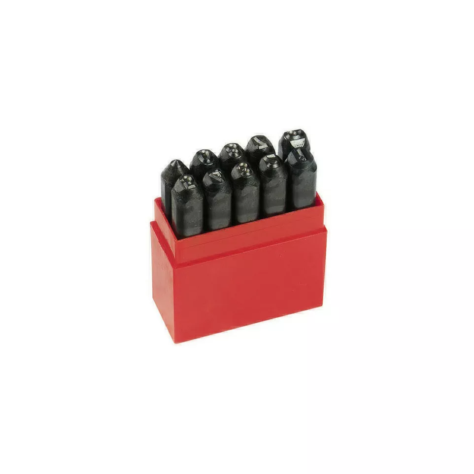 Set van 9 slagcijfers, 5mm hoog / pce