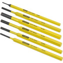 Set van 3 Stanley centerpunten en 3 drevels / pce