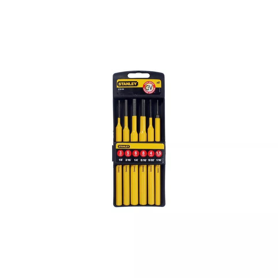 Stanley Set of 3 Punches and 3 Nail...