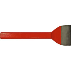 Slijpbare baksteenbeitel met platte steel 230x50mm / pce
