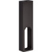 Support intermédiaire à suspendre pour barre rectangulaire titane noir / pce