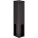 Black Titanium Rectangular Wardrobe Bar Corner Support Bracket Hanging Type per piece