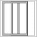 CanDo Standard Sliding Insect Screen Kit with Top and Bottom Guide Rail 1200 x 2400 mm Anthracite per piece