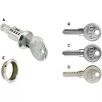Ébauche de clé pour système Furore Junie 8535 / pce