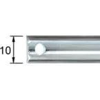 Halfronde stang 10 x 3 mm Junie 944 / pce