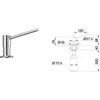 Blanco Torre Soap Dispenser / pc