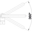 Blanco MILI Chroom 360° "J" uitloop / pce