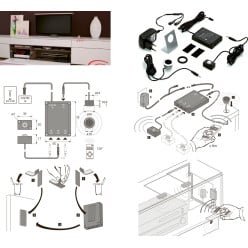  Set de répétiteur infrarouge / pce