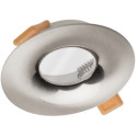 Houder Alessio rond inox look / pce