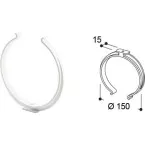 Fixation pour tube rond Ø150mm / pce