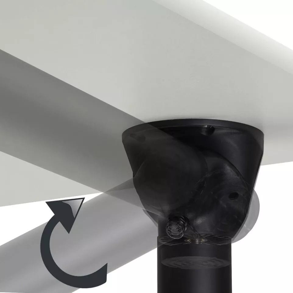 Curly Swivel Adapter for Wooden Leg...