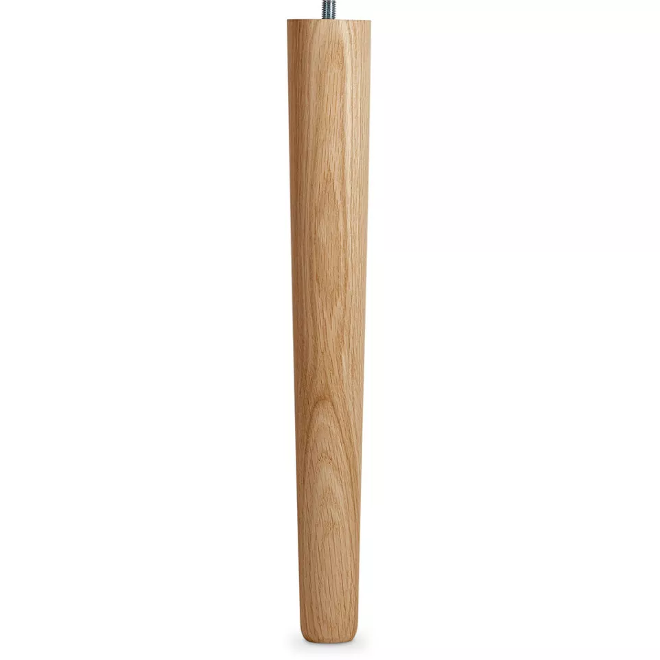 Massief eiken tafelpoot hoogte 420mm...