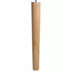 Solid Oak Table Leg 420mm Height Tapered 60/40mm Diameter per piece