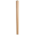 Solid Beech Table Leg Height 710mm Tapered Diameter 60 40mm per piece