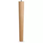 Solid Beech Table Leg Tapered 420mm Height Ø 60/40mm per piece