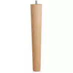 Solid Beech Table Leg Tapered Height 335mm Diameter 60/40mm per piece