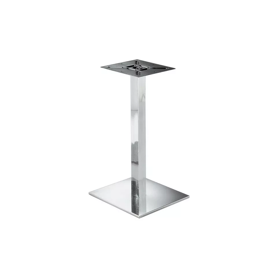 Central Table Leg 97 Square 80 mm Ino...
