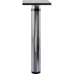 Pied de table R29 Ø 120mm hauteur 680 extensible à 870mm inox look / pce
