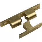 Matte Brass Double Ball Catch 60mm per piece
