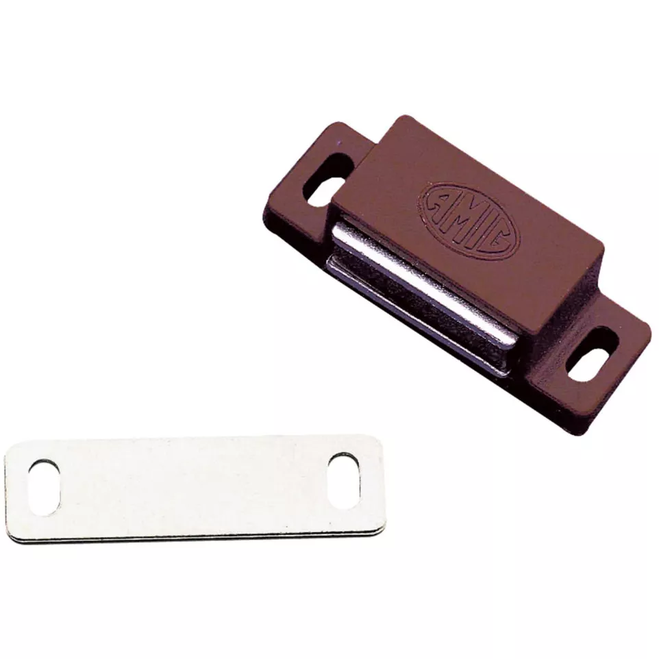 Loqueteau magnétique brun force 4kg /...