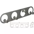 Porte-manteaux en inox n° DX.PX3340 / pce