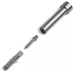 Crochet porte-manteaux TUULA III 70mm Ø14mm solide inox / pce