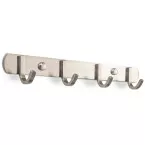 Porte manteaux SAMU 4 crochets inox / pce