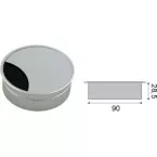 Aluminium kabelwartel Ø 90 mm / pce