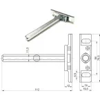 Taquet de rayonnage Titan 1 / pce
