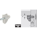 Taquet de tablette Hettich...