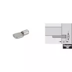 Lepelplank klamp Ø5mm verzinkt staal / pce