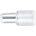 Double Shelf Support Pin 5mm with Rubber / 100 pcs