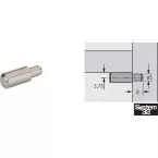 Cylindrical Shelf Support with Collar Hettich / pc