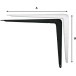Console emboutie n°6 250x200mm blanc / pce