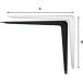 Gestempelde console n°6 250x200mm wit / pce