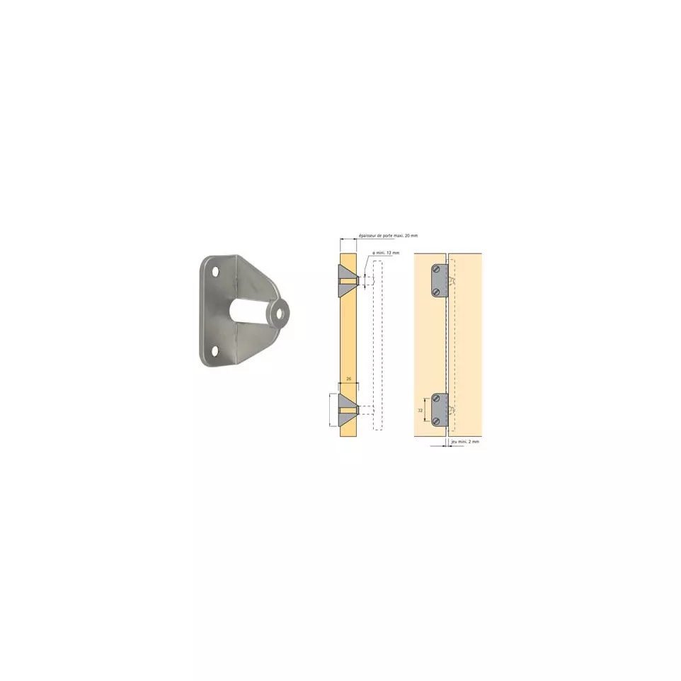 Adapter for Matt Chrome Furniture...