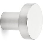 Bouton rond plat sur pied...