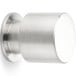 Bouton cylindrique sur embase Ø25 inox brossé / pce
