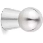 Bouton Pion Ø20mm inox brossé / pce