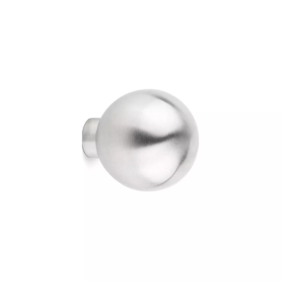 Kogelknop Ø15mm geborsteld roestvrij...
