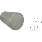 Bouton cone Ø16mm inox...