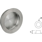 Cuvette ronde Ø 40mm inox...