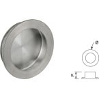 Ronde komgreep Ø 40mm...
